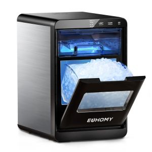 EUHOMY IM-16S 44Lbs/24H Nugget Ice Maker Countertop